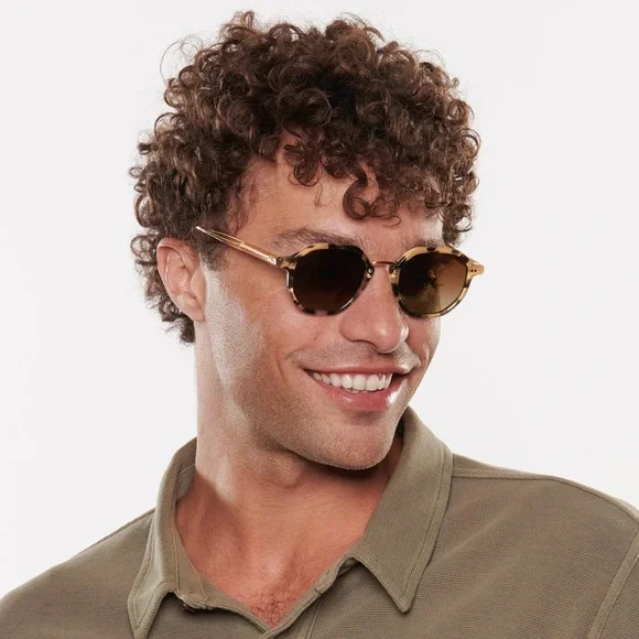 KREWE Dakota Iberia + Haze POLARIZED 18K Sunglasses - Picture 3 of 13